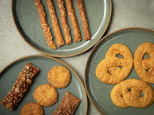 Koekjes zout & kaas