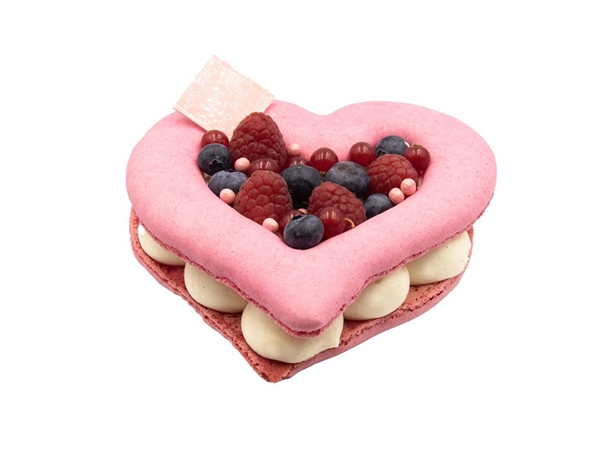 Macaron harten taart