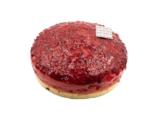 Yoghurt frambozen taart